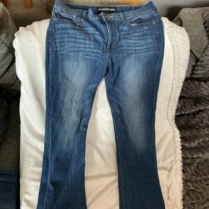 Express Women's Classic Blue Boot Cut Jeans